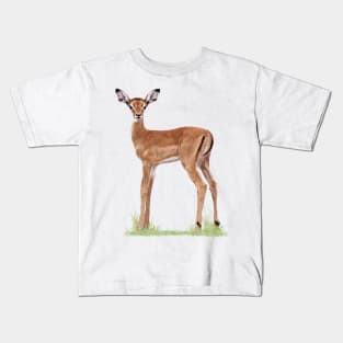 Impala Baby - Antelope in Kenya / Africa Kids T-Shirt